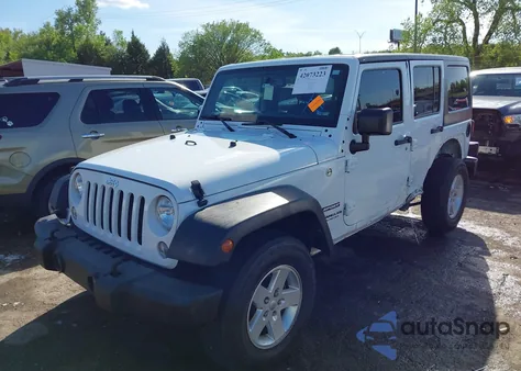 2017 Jeep Wrangler Unlimited Sport 4X4 from USA, damaged, VIN 1C4BJWDG9HL644008